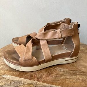 Eileen Fisher | Smart Sport Leather Strappy Sandals